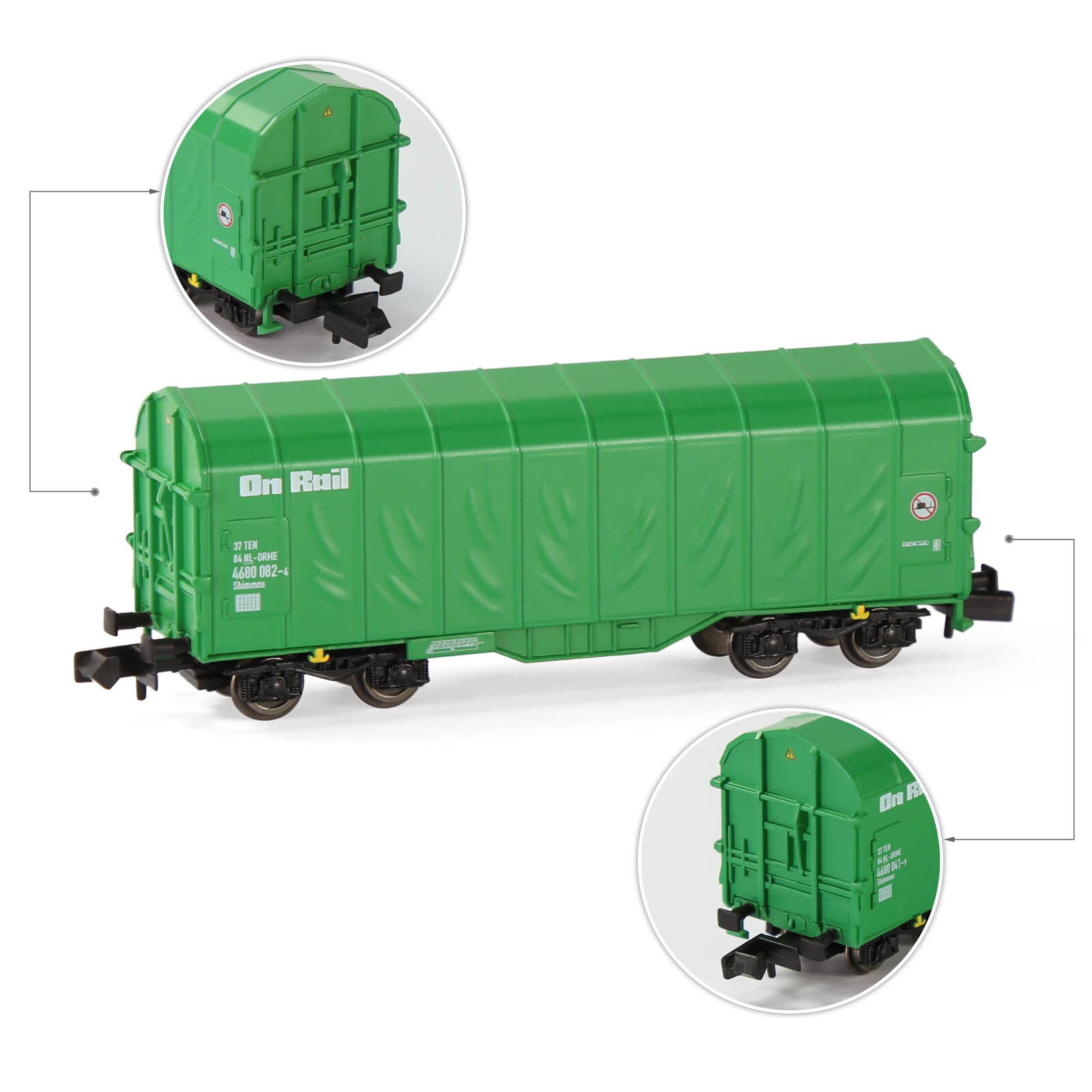 Train modèle train N échelle 1:160, 1 pièce, C15062: Green with Print