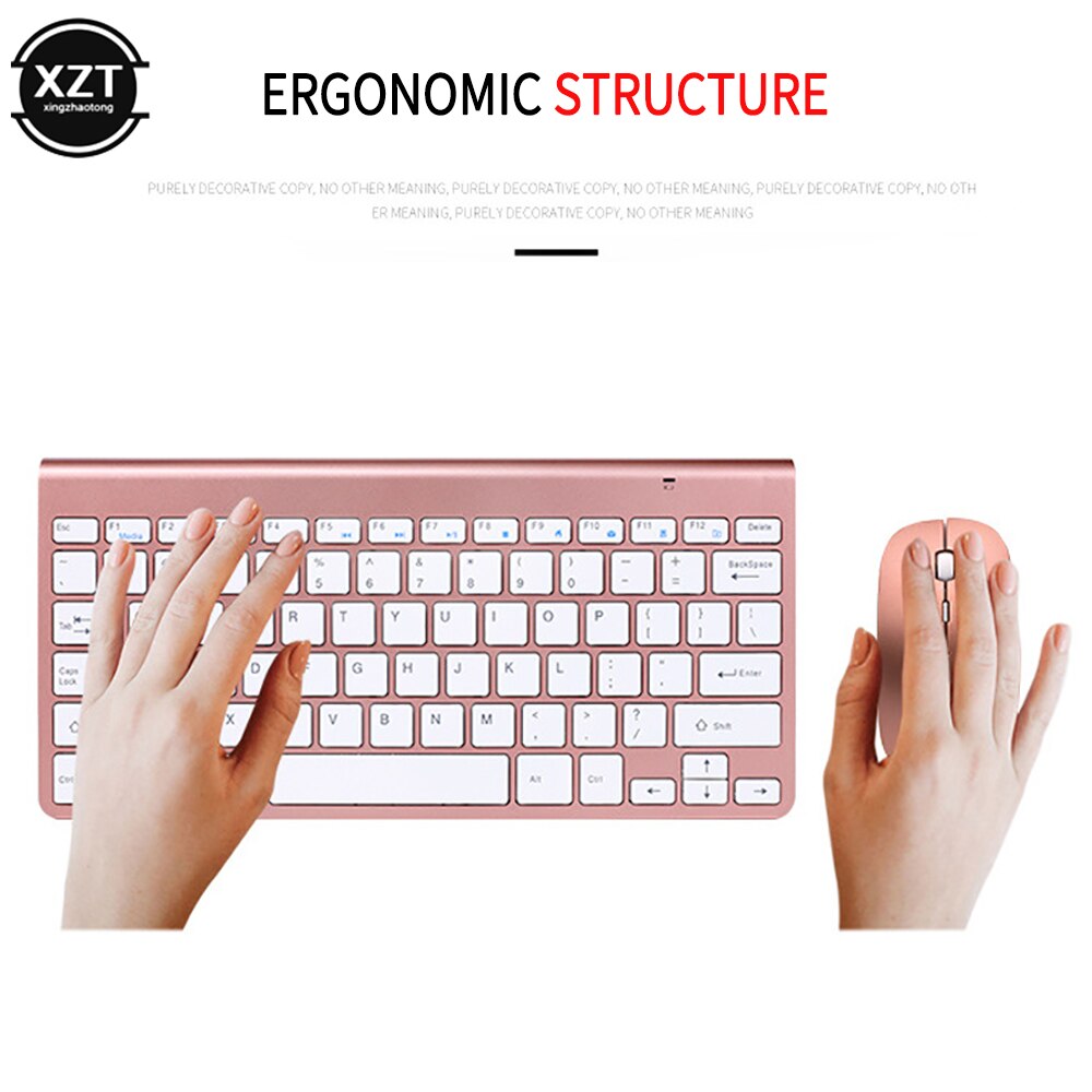 Drahtlose Tastatur Maus Set 2,4G USB Mini Multimedia Tastatur Maus Combo Für Notebook Laptop Mac Desktop PC TV büro Liefert