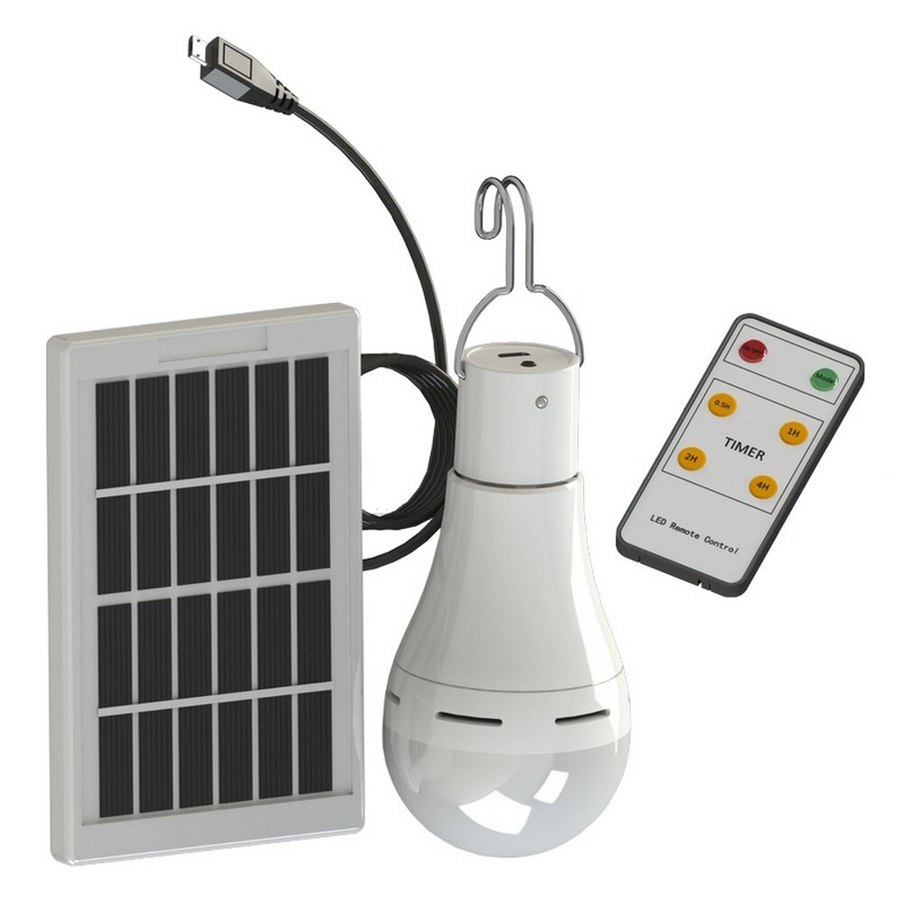Afstandsbediening zonne-energie lamp buiten tuinlamp zonne-energie buitenlamp draagbare energielamp led-verlichting: 9w afstandsbedieningen