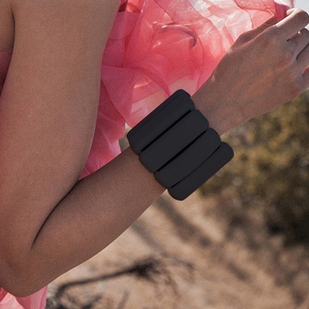 Weight Training Bracelet Exercise Bracelet Sports Accessory Silicone Adjustable Wrist Band Run Strengthen Strap