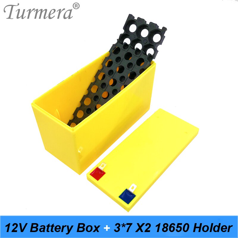 Turmera 12V Batterij Doos Li-Ion Batterij Storage Case 3X7 Beugel Voor 12V 24V Ononderbroken Power supply En E-Bike Batterij Gebruik