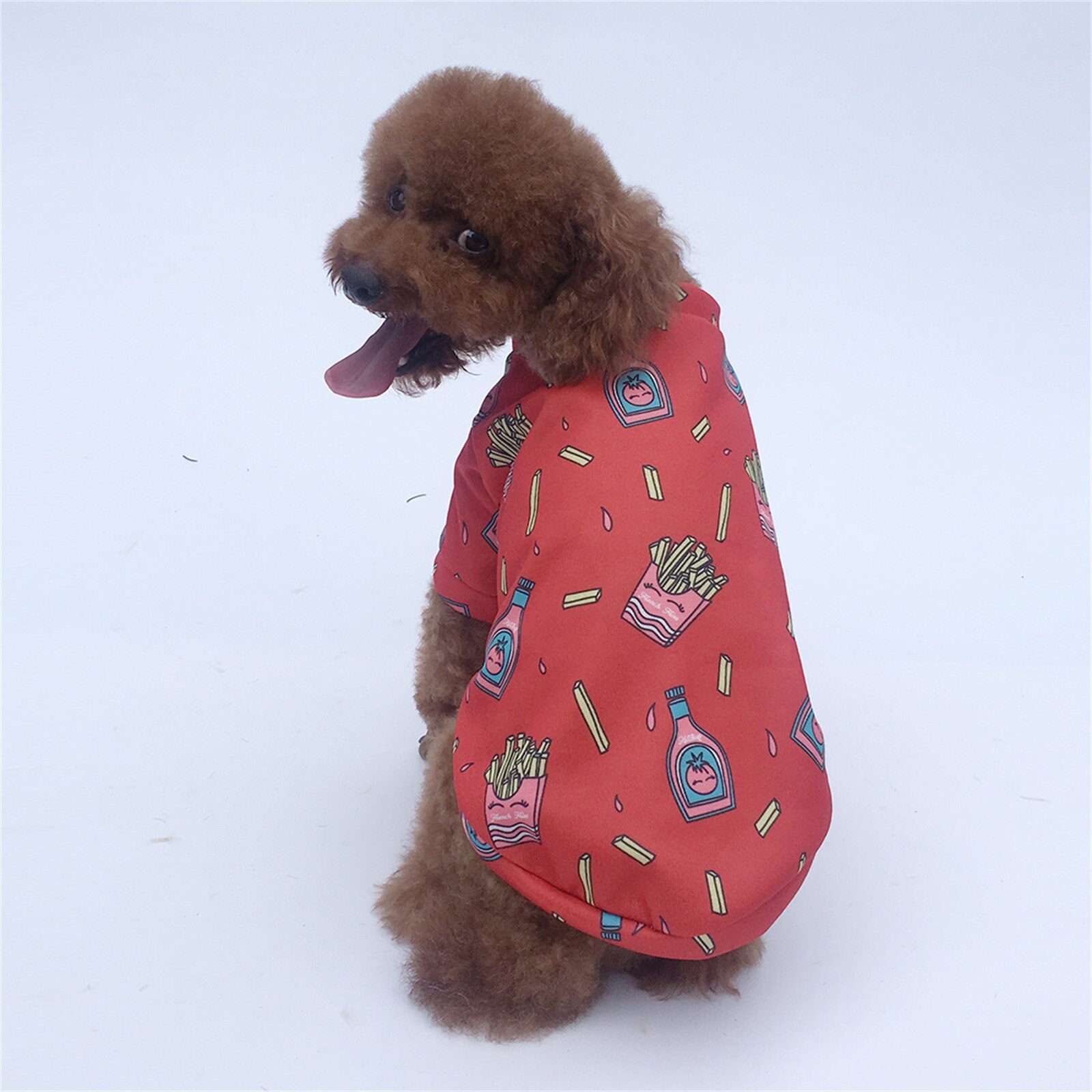 Veste de noël pour chien, vêtement d'hiver , manteau pour chiot, vêtement à capuche pour petit, moyen gabarit