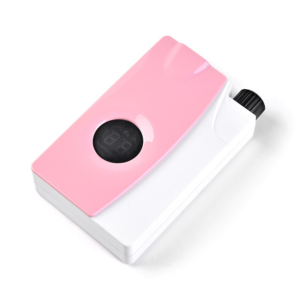 Perceuse à ongles électrique Portable rose, avec écran LED et 4 mèches de ponçage pour manucure et pédicure, équipement d'art des ongles