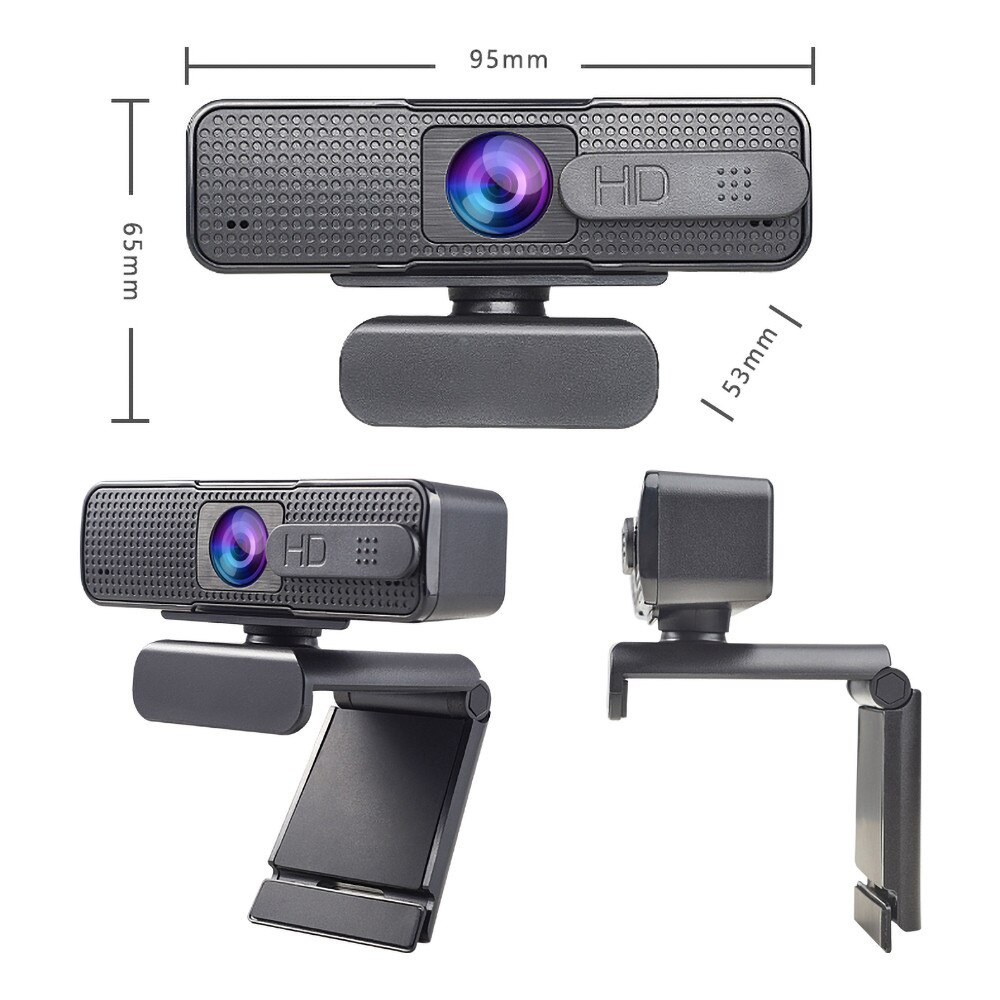 Kebidumei H701 HD USB Webcam 1080p Autofocus Web Camera with Microphone AF Autofocus Camera For Computer Live Online Teaching