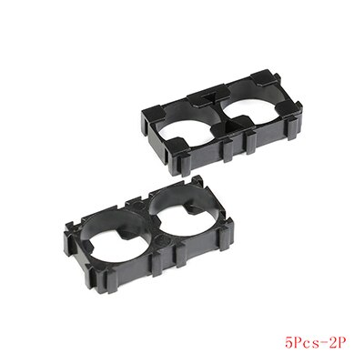 Soporte para baterías cilíndricas, caja de almacenamiento antivibración, 1/2/3/15/20P, 18650, 5 unidades: 5Pcs-2P