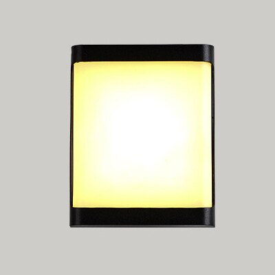 Ip65 applique murale extérieure encastré extérieur jardin balcon lumière véranda Licht Muur Verlichting LED étanche applique extérieure: Design B / Cold White / plastic