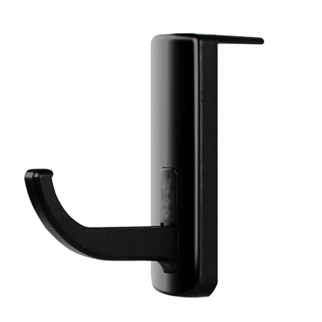Hörlurshållare hörlurar hållbart headset hängare hållare krok med tejp klistermärke för skrivbord pc display monitor hörlurar tillbehör: 01