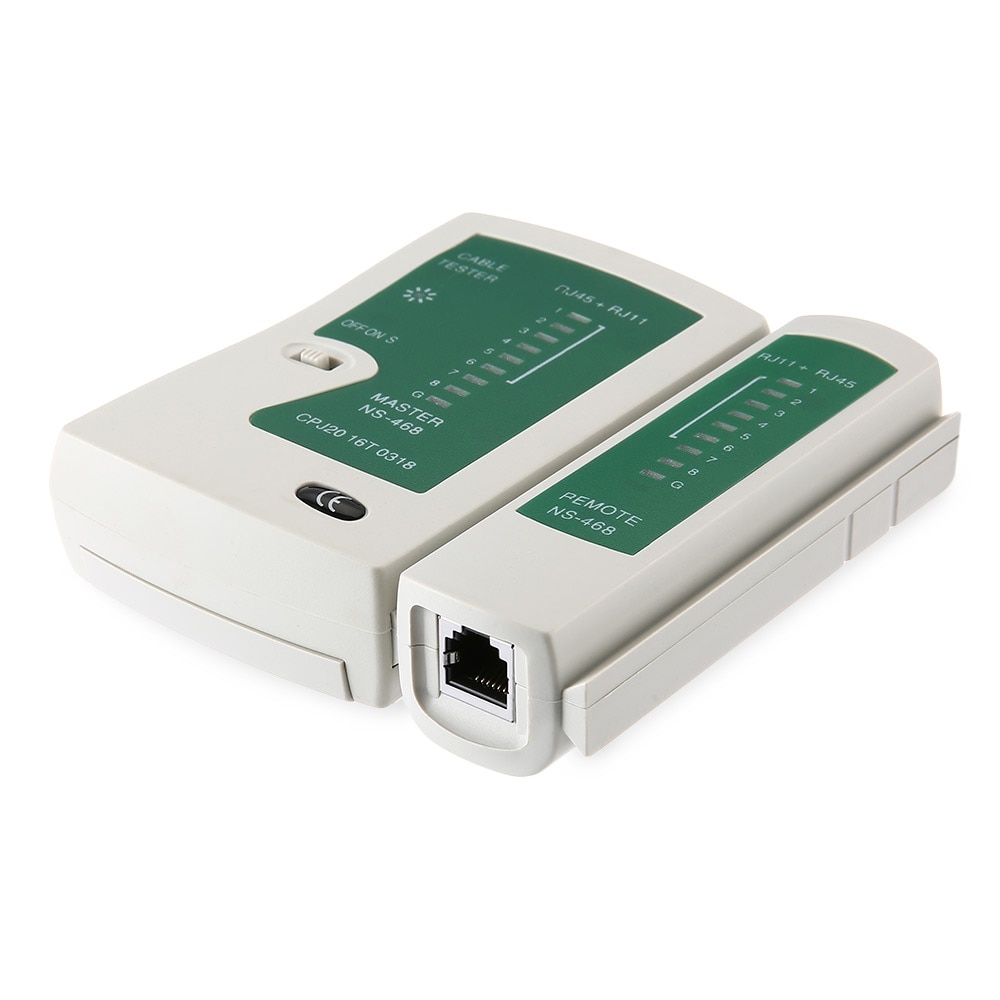 Zeadow Network Cable Tester LAN RJ45 RJ11 N21CL Cat5 Ethernet Line Tool Internet Broadband Connection Speed Capability Test