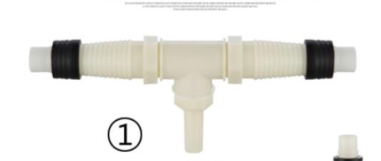 13 style Floor drain three-way washing machine outlet pipe basin / sink water pipe / drain multi-function double drainage: 11