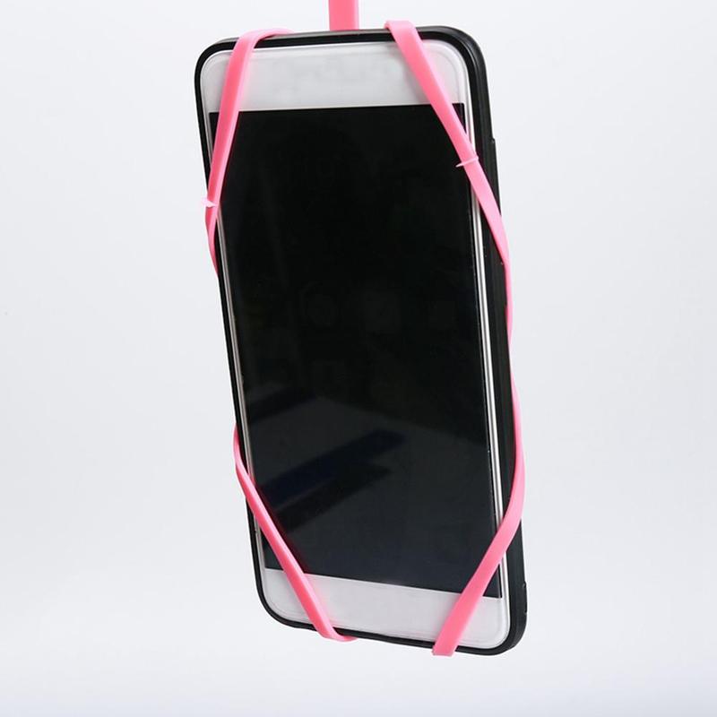 DIY Mobile Phone Silicone Lanyard Belt Neck Bracelet Sets Clip Necklace Card W5I4