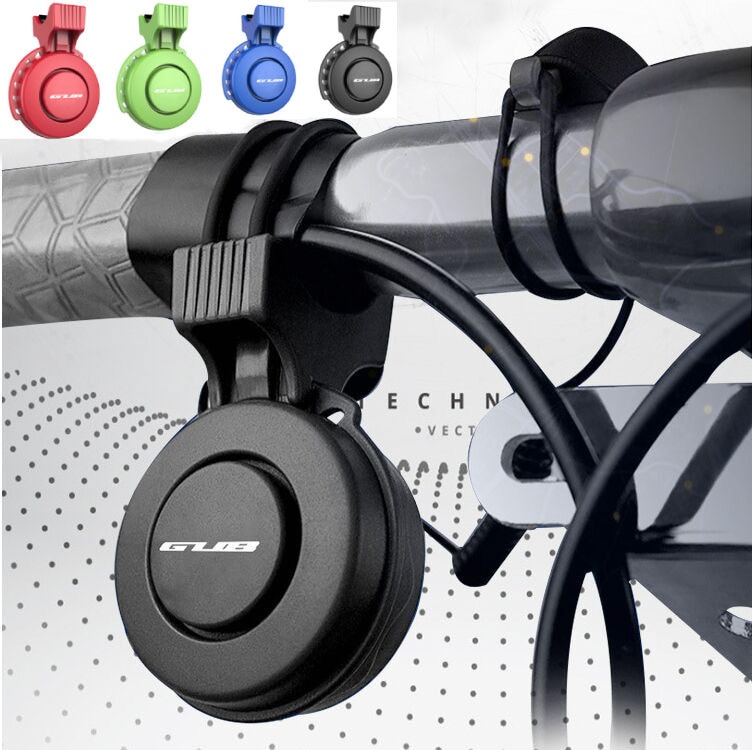Electr-timbre de bicicleta potente con USB GUB, resistente al agua, sonido fuerte, para manillar de ciclismo, Mini timbre de alarma, bocina de bicicleta