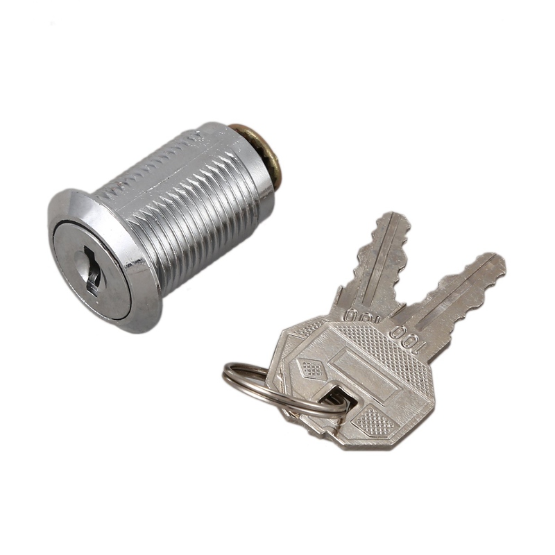 17.5mm x 25mm Thread Cabinet Mailbox Drawer Quarter Turn Cam Lock