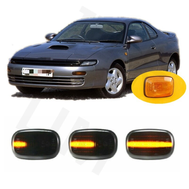 for Toyota CELICA 1989 1990 1991 1992 1993 Dynamic Indicator Sequential LED Side Marker Signal Light Lamp