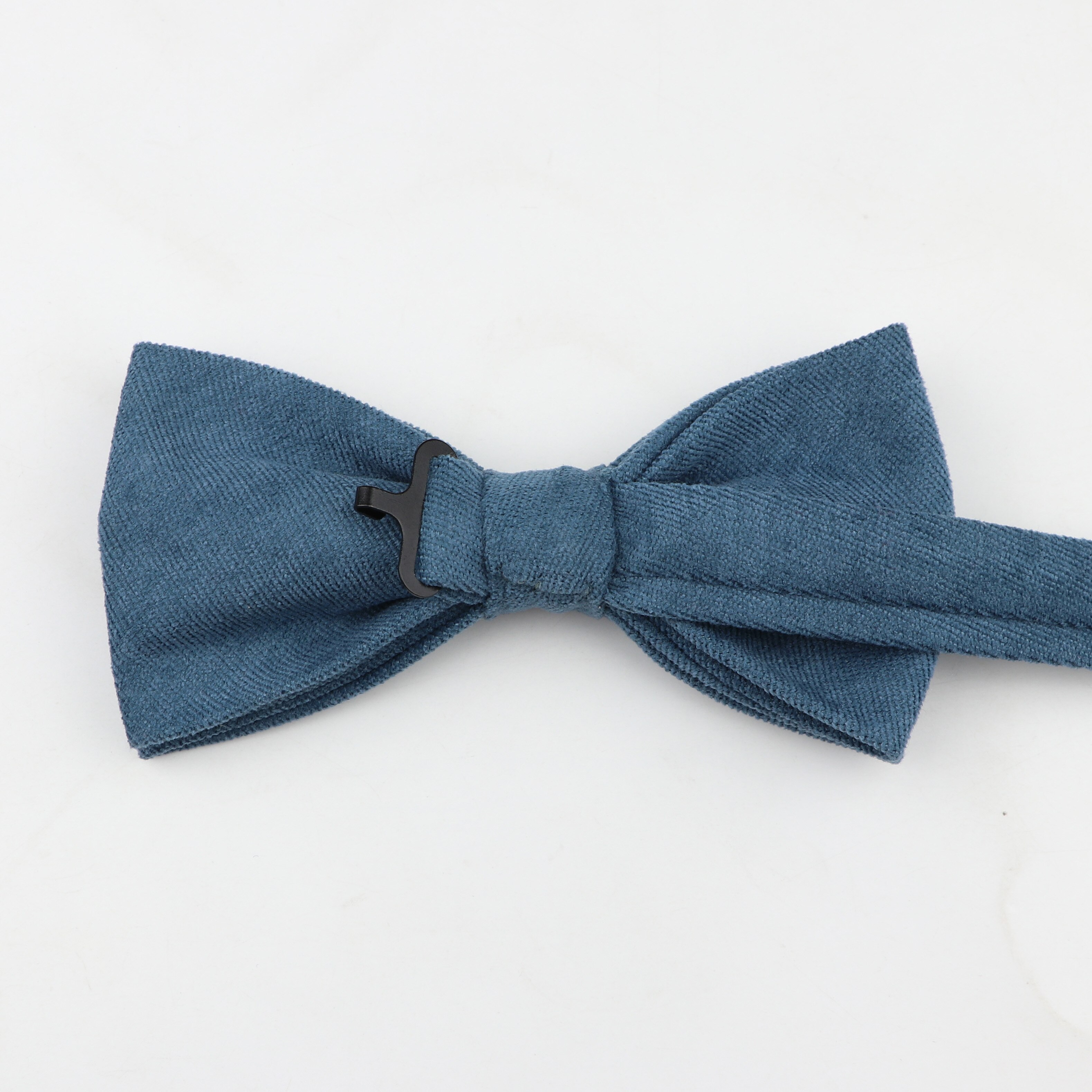 Nœud papillon en microdaim doux pour homme, couleur unie, Flexible, lisse, mat, motif décoratif, en coton