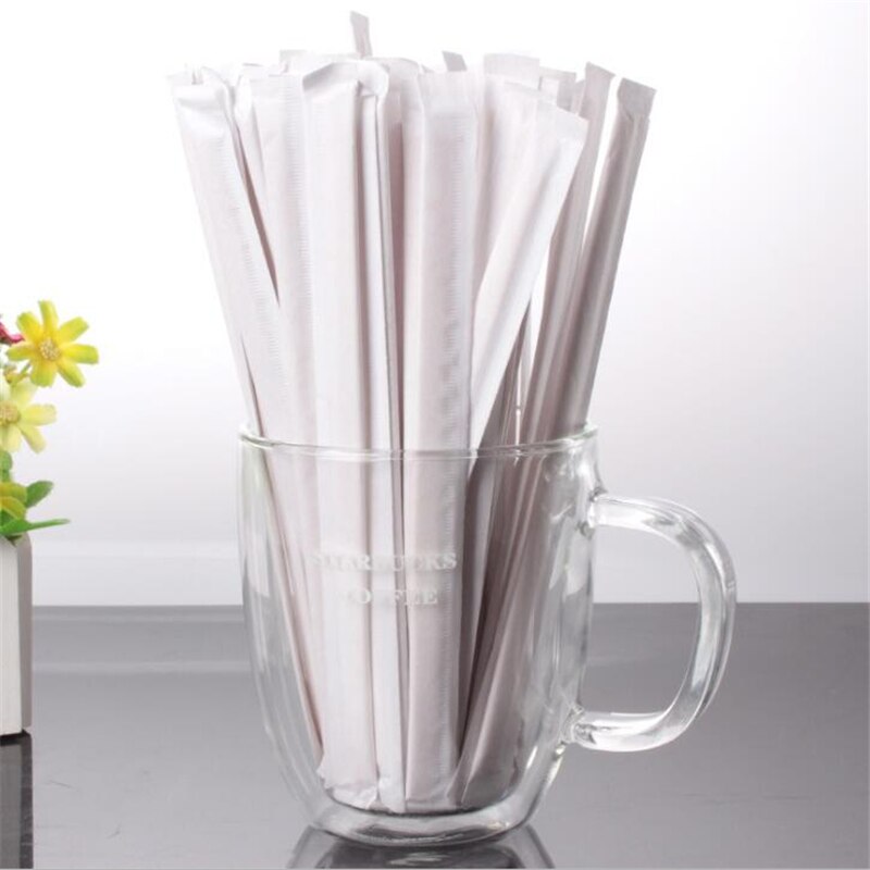 100 Pcs/pack Coffee Blender Wooden Stick Disposable Beverage Blender Coffee Tool Kitchen Bar Disposable Tools