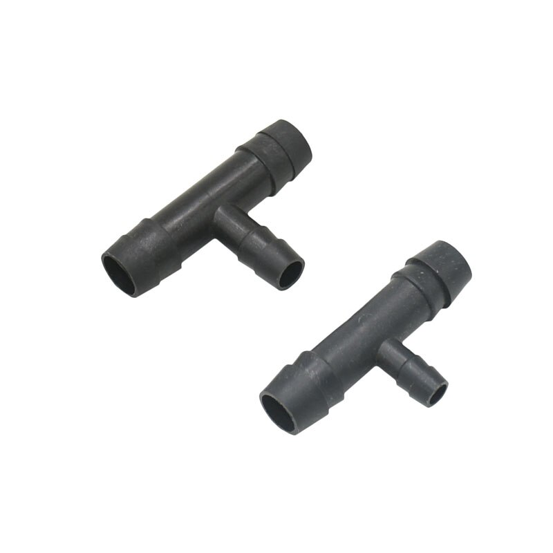 T-type 1/2 to 8mm 10mm puutarhaletkun halkaisija pienentävä teeväkäliitin 3 -tie vesijakaja 6 kpl