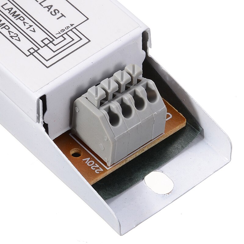 Balastro electrónico T8, lámpara fluorescente de 2x36W, accesorios de iluminación eléctrica, ahorro de energía, 50/60Hz, 1 ud.