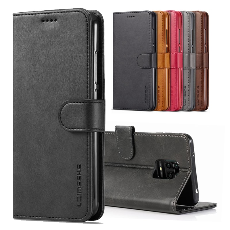 Sprawa dla Xiaomi Redmi uwaga 9S luksusowe pokrywa PU skórzane etui z klapką Funda dla Redmi uwaga 9 Pro Max etui na telefony komórkowe Coque