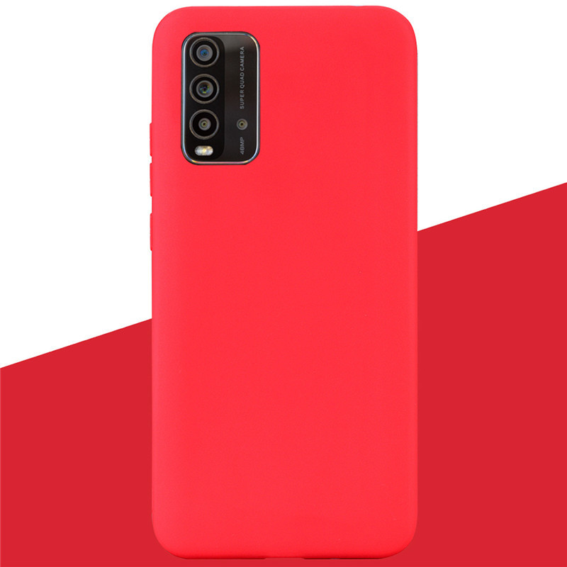 Coque arrière en silicone souple pour Xiaomi Redmi 9 T 4G, étui de téléphone, pare-chocs souple: Bleu