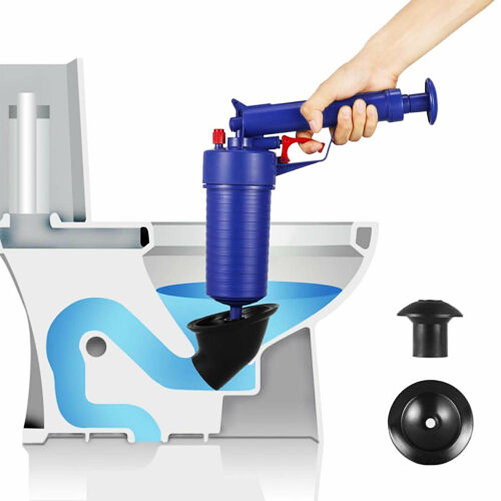 3Pcs Toilet Pneumatic Dredge Air Pressure Blockage Remover Sewer Sinks Drain Cleaner Different size suckers can used in toilet,