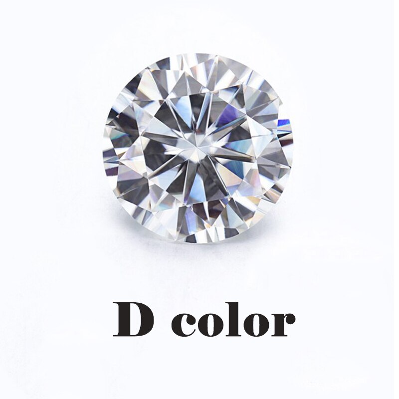 9mm D Farbe Lose Moissanite Round Brilliant Cut 3ct Carat Moissanite Labor Diamant schmuck Lose stein armband DIY material