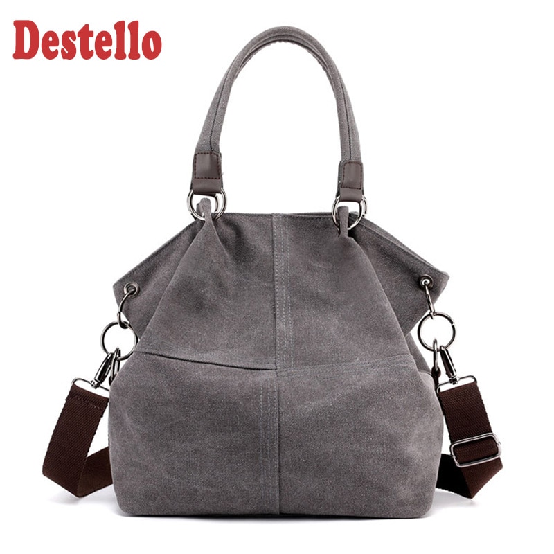 Canvas Women Bags Shopping Vintage Women Handbags Large Capacity Women&#39;s Shoulder Bag Casual Tote Bag