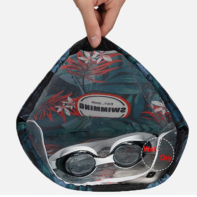 Sac de sport Portable sac de natation étanche Double épaule cordon humide et sec sac de voyage pour les femmes enfants