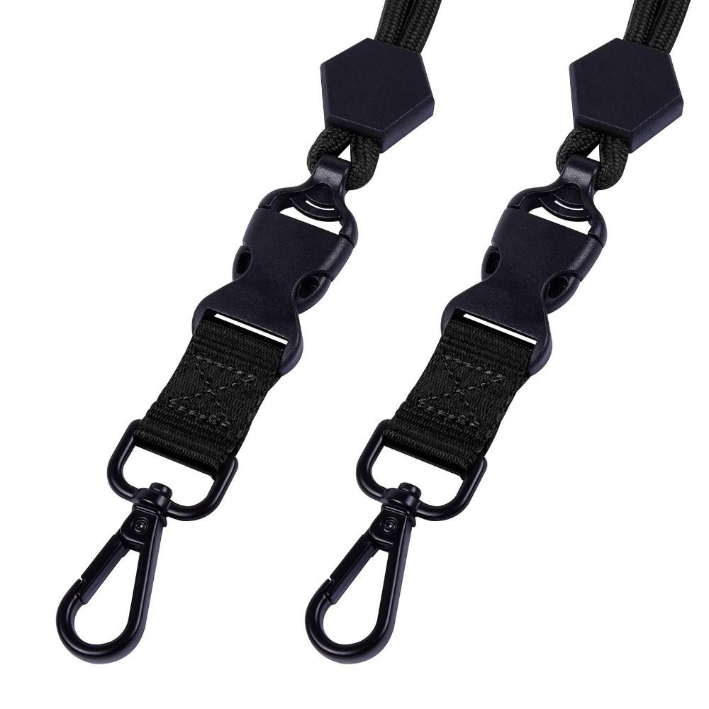 Porte-carte d'identité solide pour hommes et femmes, ULen métal polyester, sangle de cou réglable, porte-clés
