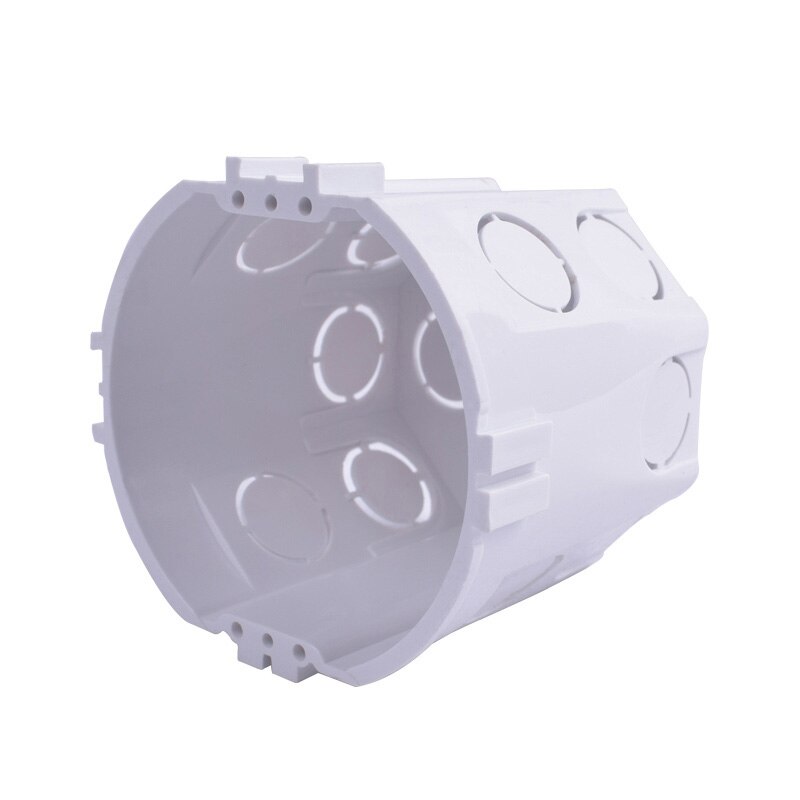 86*86mm Cassette Universal White Wall Mounting Box for Wall Switch and Plastic Enclosure Socket Back Box Outlet: mounting box 3