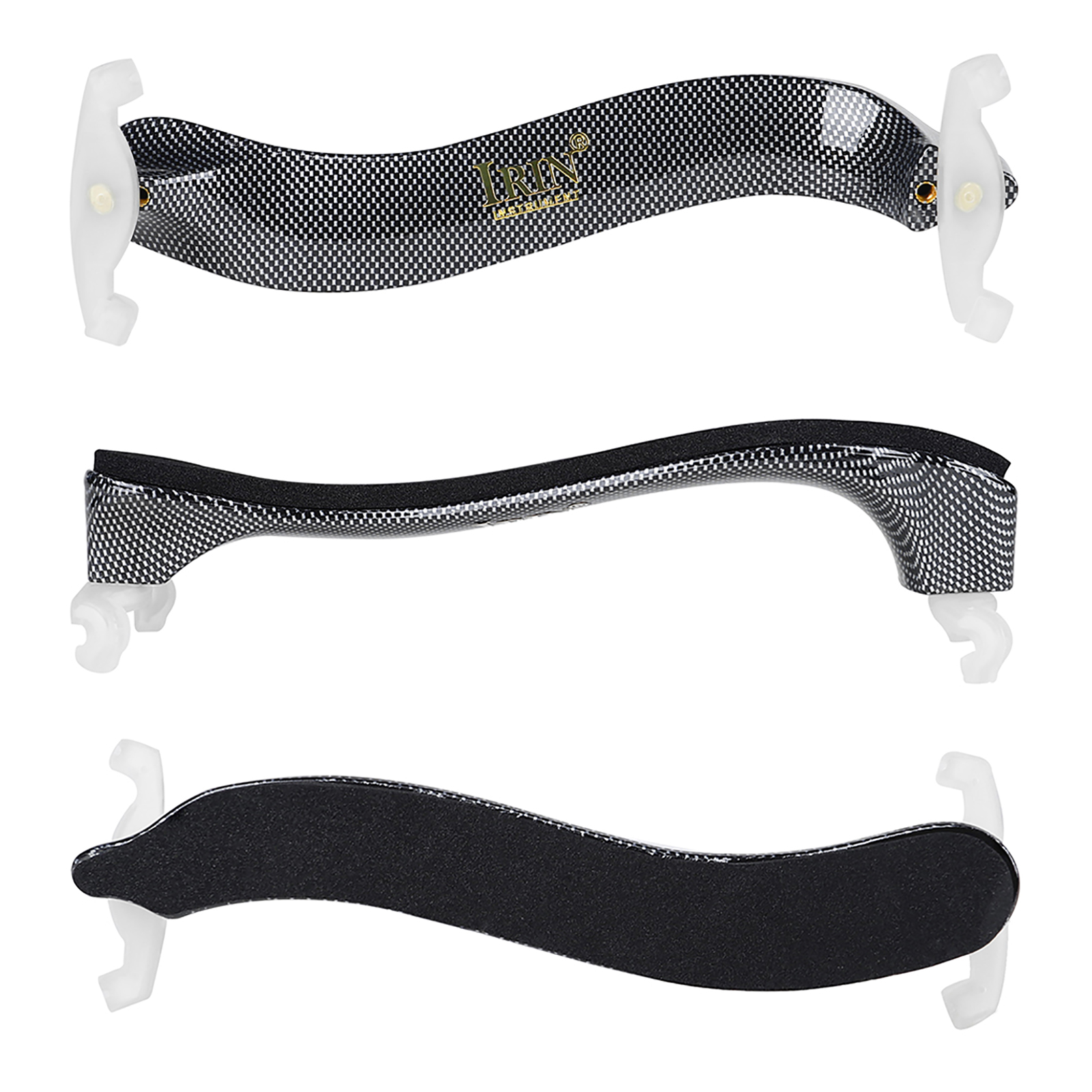 IRIN Violin Shoulder Rest Fiddle Shoulder Pad Chinrest Adjustable 3/4 4/4 Violin Shoulder Padded Rest Violin Accessories Parts: Blue