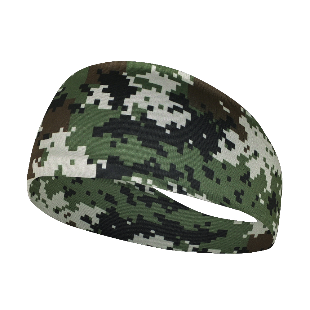 Jongens Meisjes Hoofdbanden Kids Sport Zweetbandjes Camo Elastische Atletische Wicking Haarbanden Voetbal Voetbal Workout Hardlopen Headwrap