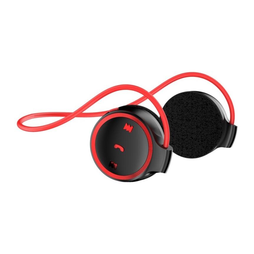 Wireless Bluetooth Bone Conduction Headphones Handsfree HD Call Headsets Music Noise Reduction Earphone Support TF Card: K31 red with box