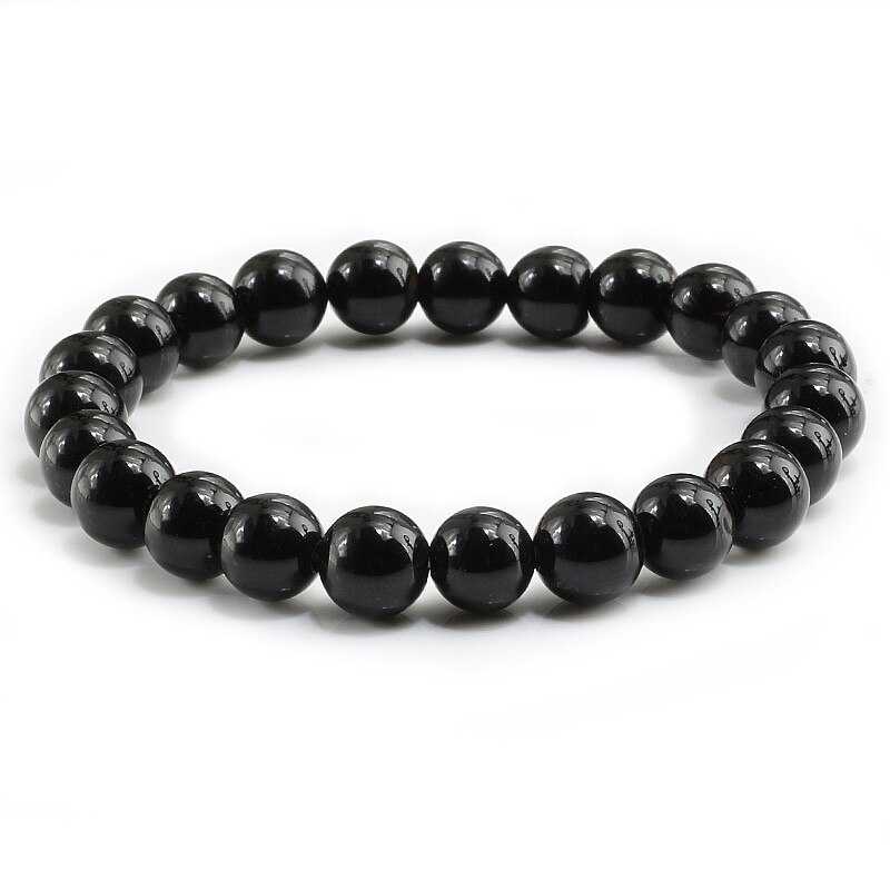 Pulsera negra para hombre a la , pulsera con cuentas de turquesas naturales, piedra amarilla, pulsera con cruz de Jesús, accesorios de joyería para mujer: style 2