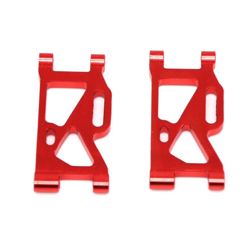 Voor Wltoys 1:14 144001 Rc Car Upgrade Onderdelen Metalen Steering Swing Arm Base C Rear Hub Zetel Servo Trekstang, rood