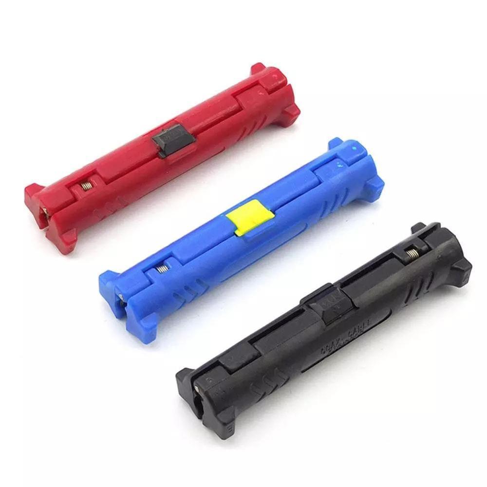 Cilindrische Wire Stripper Cutter Multifunctionele Elektrische Machine Kabel Rotary Tang Pen Puller Coaxiale Tool Strippen Tool V7R5