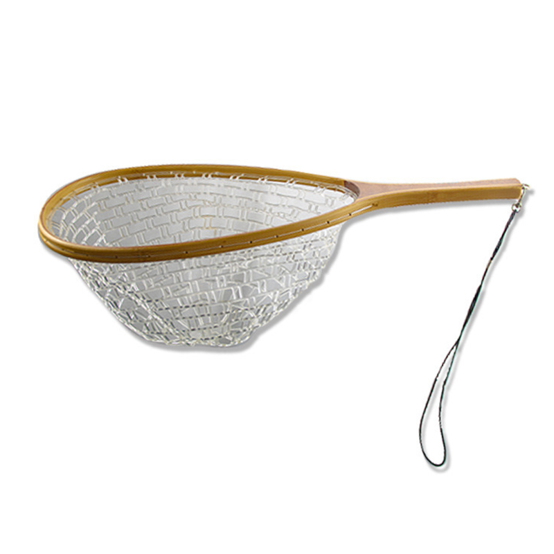 Fly Fishing Landing Net Soft Rubber Small or Big Mesh Trout Catch and Release Net without the Magnet