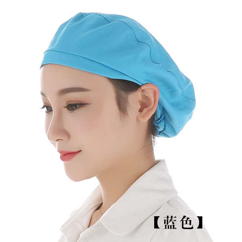 10 pcs/lot Elastic Caps Kitchen Restaurant Bakery Waiter Chef Work Wear Hat Men Women Breathable Factory Warehouse Workshop Caps