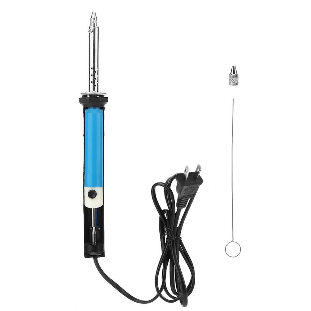 110V/220V Dual Use Temperature Electric Soldering Iron Tin Suction Sucker Pen Desoldering Soldering Repair Tool US/EU Plug: US plug