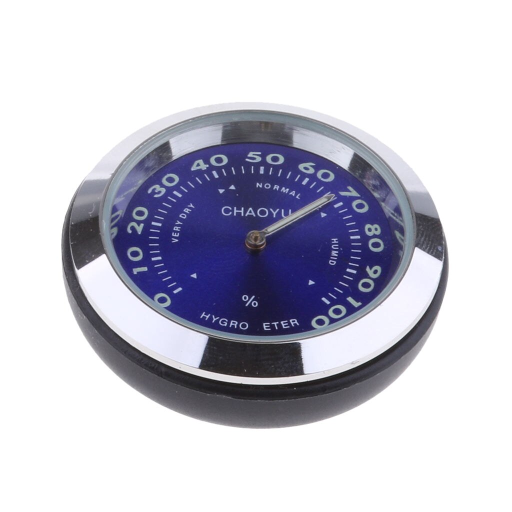 Thermomètre auto-adhésif pour voiture, 2 tailles sélectionnables, pour la maison ou le terrain: blue