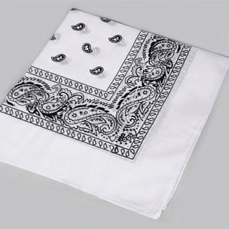 14 kleur Katoen Hoofd Wrap Paisley Bandana Head wrap Sjaal Polsband Zakdoek: W