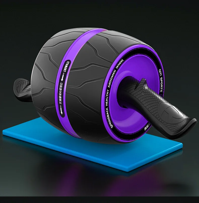 Men's Women's AB Roller Wheel Silent Fitness Equipment Home Use Exercise Mat Cross-border Selling Abdominal Wheel: green