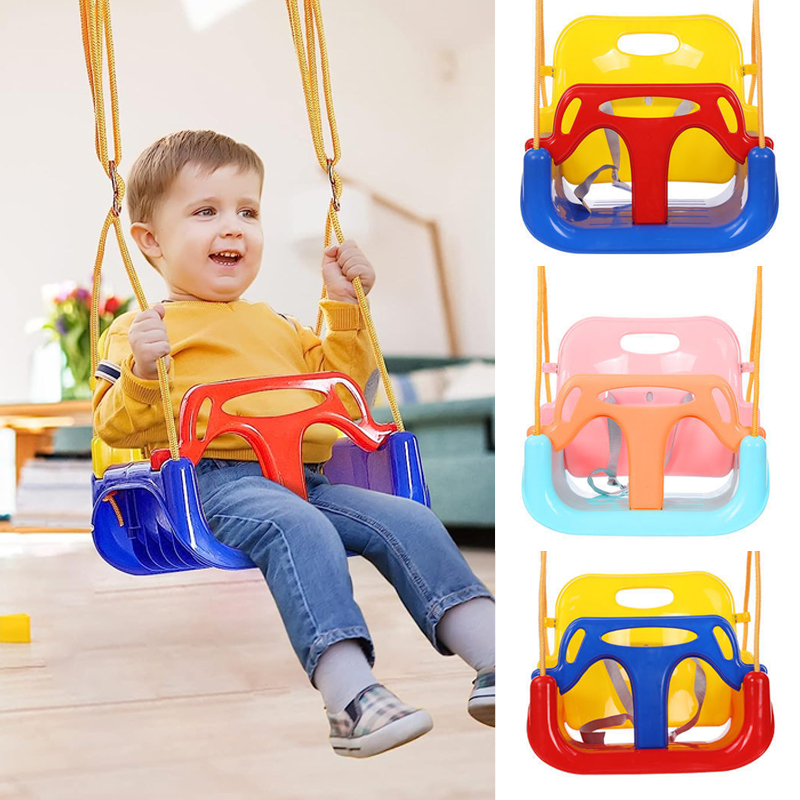 3- -i- -1 huskeleker for småbarn baby hengende kurv innendørs/utendørs lek barn huskesett for bakgården 6 måneder  to 12 år best