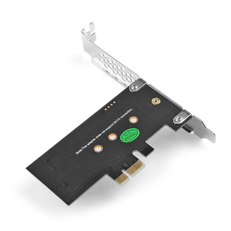 Pci -e 3.0 x1 to m .2 ssd m key slot converter adapter og lav profil beslag til 2230,2242,2260,2280 nvme m .2 ssd add on -kort