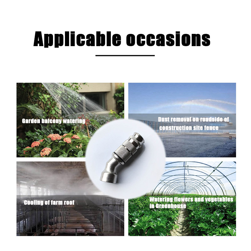 Ugello a spruzzo ad alta pressione regolabile spruzzatore elettrico per alberi da frutto irrigatore per uso agricolo terrazza animale domestico