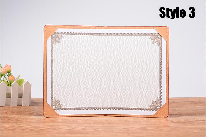 20 Sheets Per Bag A4 Thick Blank Printable Retro Paper Certificate Inside Page 140g certificate Core Innovative Style DIY: Style 3