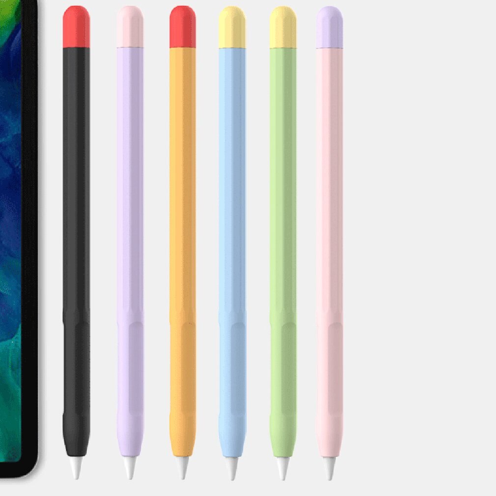 Stylus Cover Siliconen Pen Case Voor Apple Potlood Kleuraanpassing Stylus Beschermhoes Antislip Anti-Val Pen cover