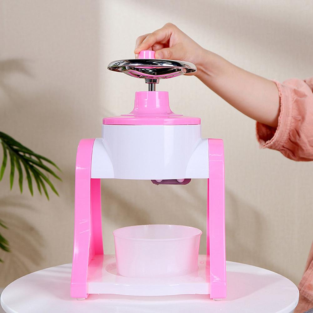 Portable Manual Ice Shaver Stainless Steel Blade Perfect Make Snow Cones And Slushies For Vacation Birthday Party Camping