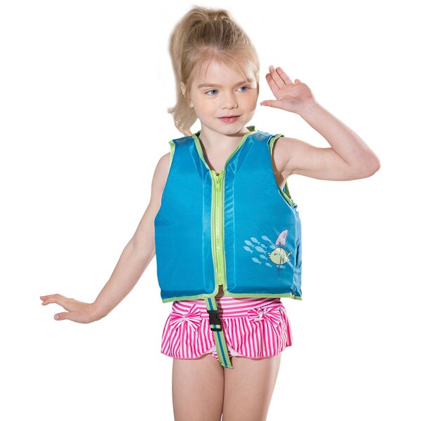 Megartico-chaleco salvavidas para niños, salvavidas para nadar, flotador, azul, 20-50 libras: 2-4 Years Old