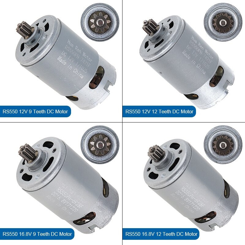 RS550 19500 RPM DC Motor- mit zwei-Geschwindigkeit 11 Zähne und hoch Drehmoment Ausrüstung Kasten Pro elektrisch Bohren/Schraubendreher
