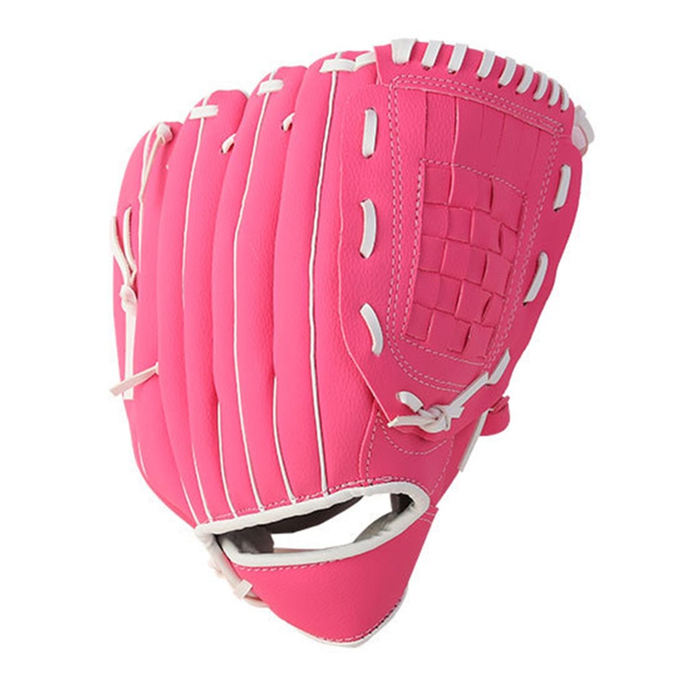 10,5–12,5 Zoll Baseball-Handschuh, Blau, Braun und Schwarz, weicher Ball-Handschuh, Rosenrot, Kunstleder, Fänger-Handschuhe, Baseball-ÜSpund